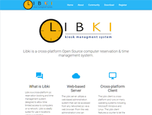 Tablet Screenshot of libki.org